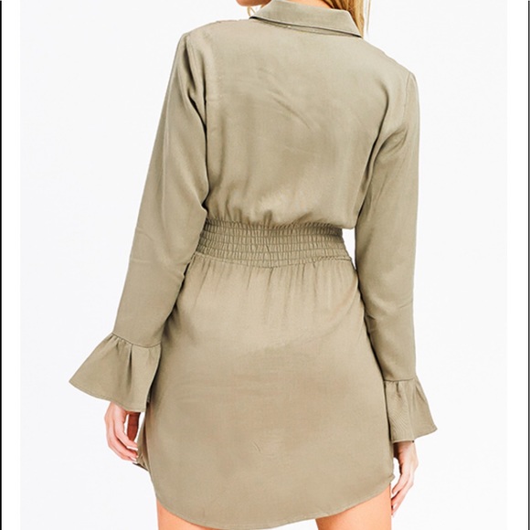 ARRIVED!Long sleeve corset mini shirt  - Picture 2 of 8